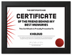 FRIEND BEHIND MY BEST MEMORIES