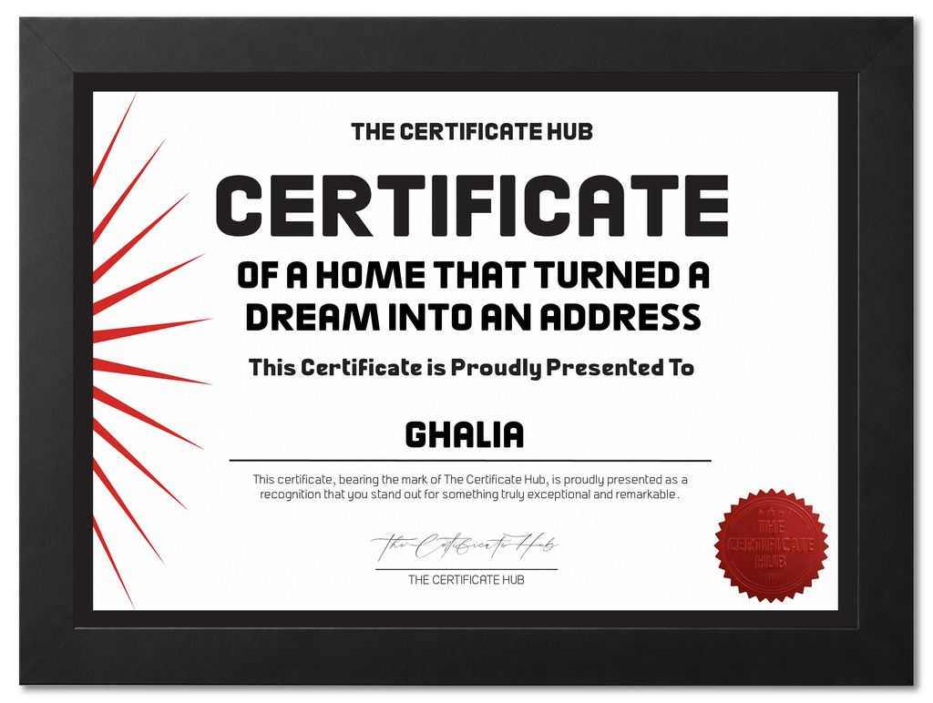 HOME THAT TURNED A DREAM INTO AN ADDRESS