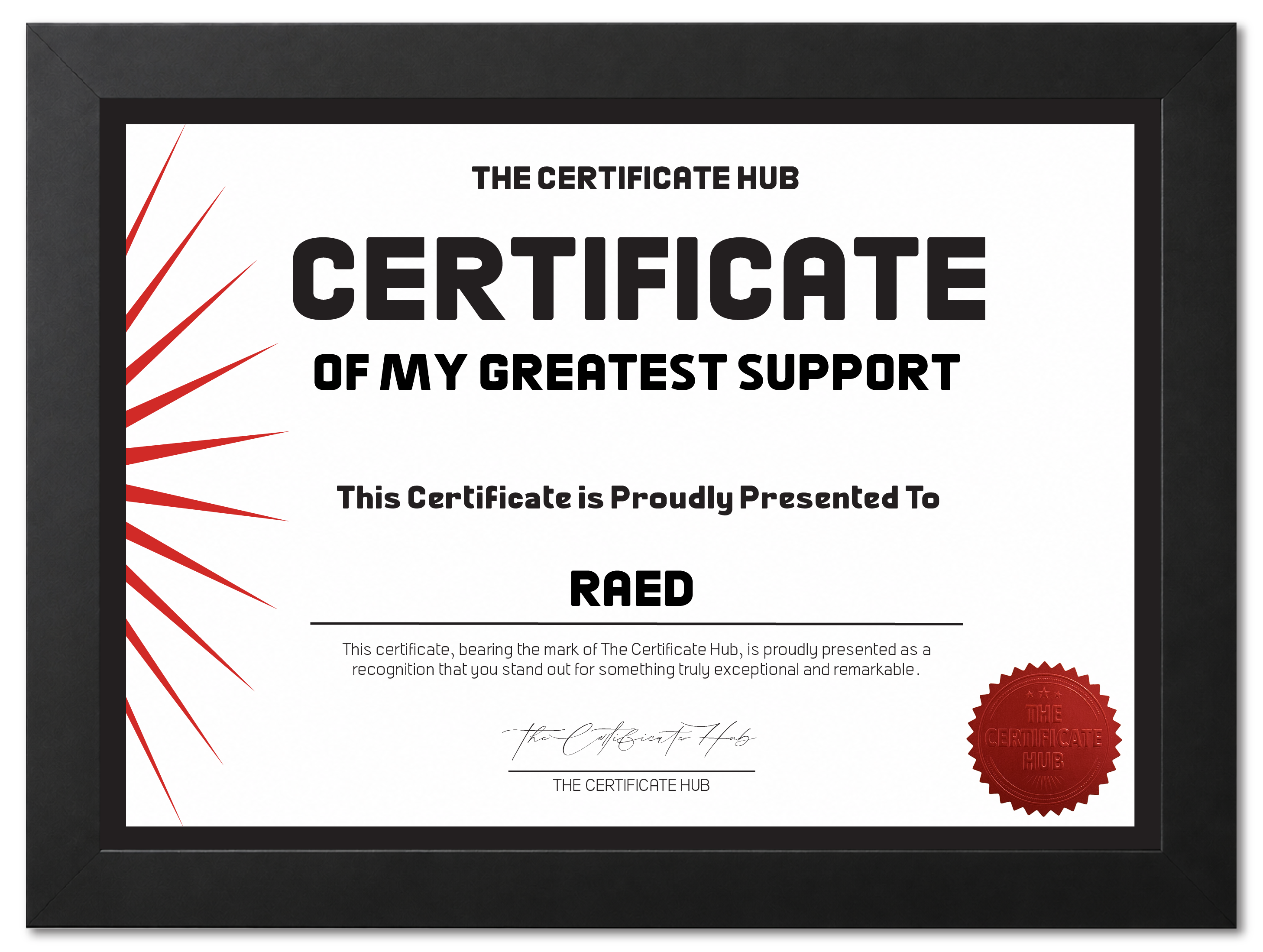 MY GREATEST SUPPORT