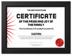 PRIDE AND JOY OF THE FAMILY