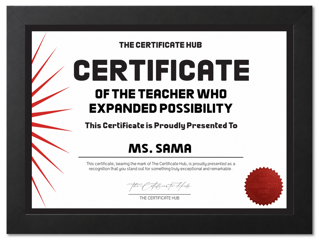 TEACHER WHO EXPANDED POSSIBILITY