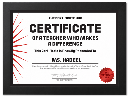 TEACHER WHO MAKES A DIFFERENCE